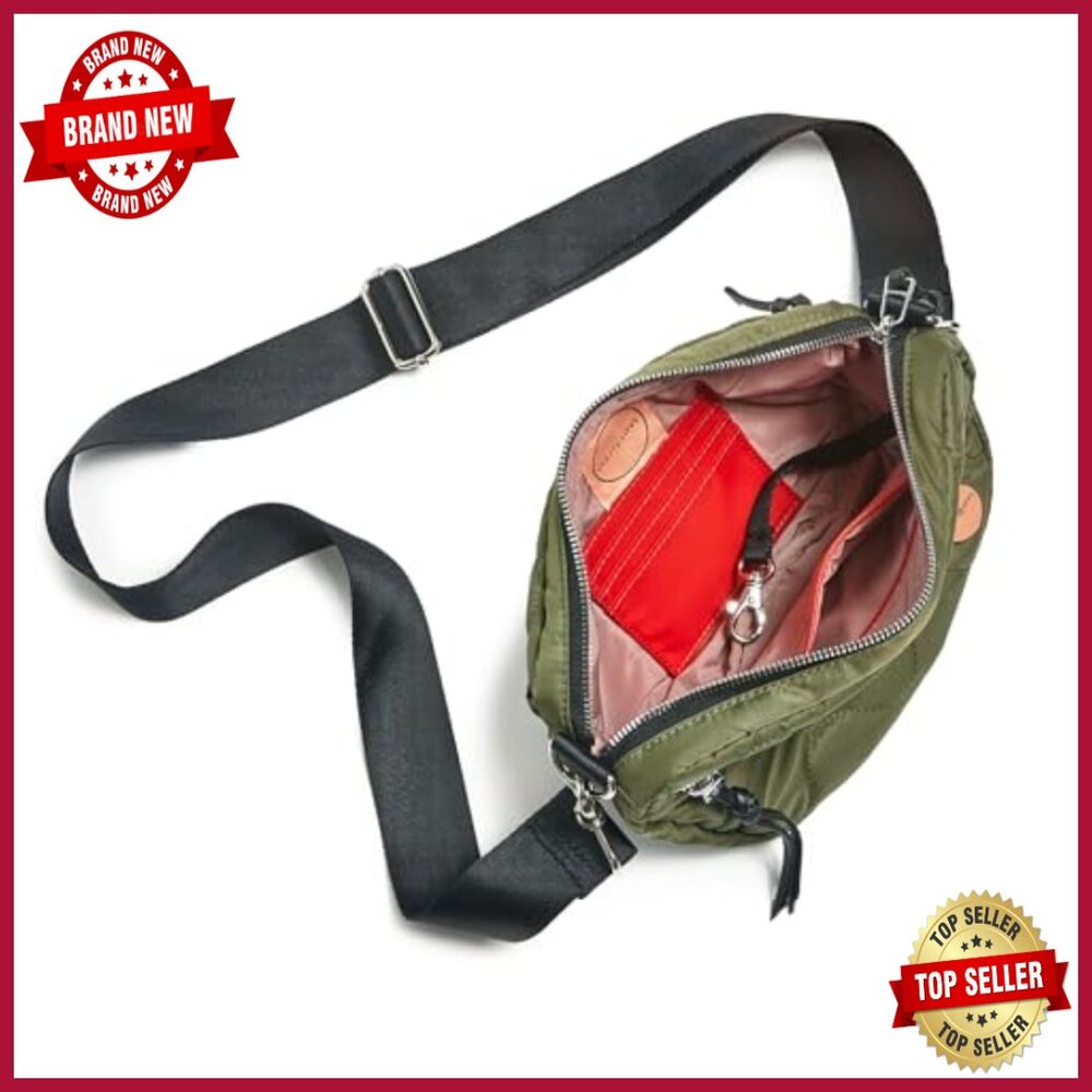 Small Quilted Crossbody Bag with Adjustable Strap, Travel Essential - Picture 5 of 7